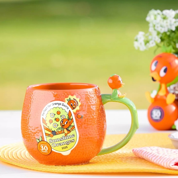 Disneys 2025 Flower and Garden Festival Orange Bird Mug - Picture 1 of 9